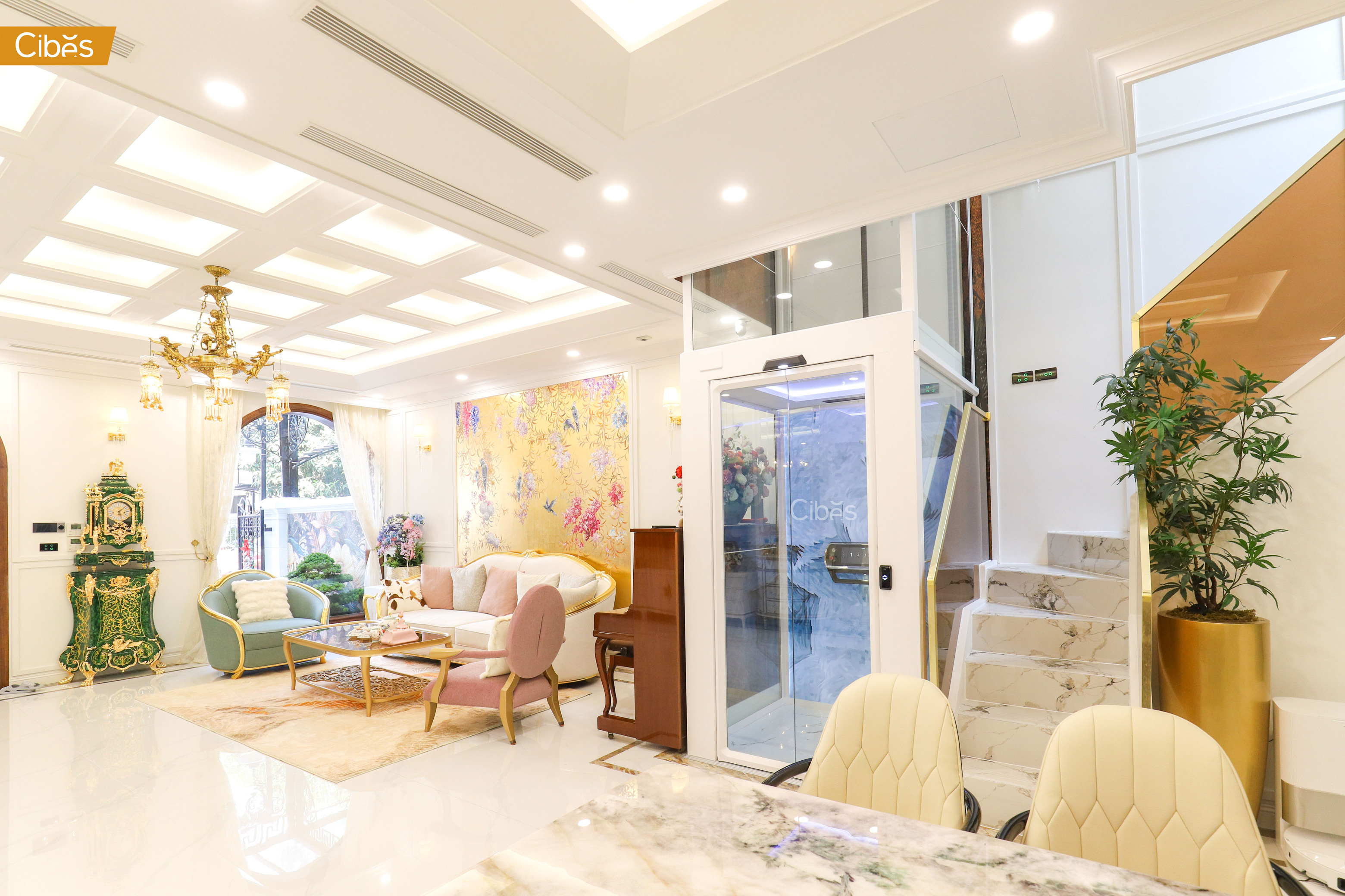 Thang máy trục vít của Cibes luôn là lựa chọn hàng đầu cho các gia đình hiện nay